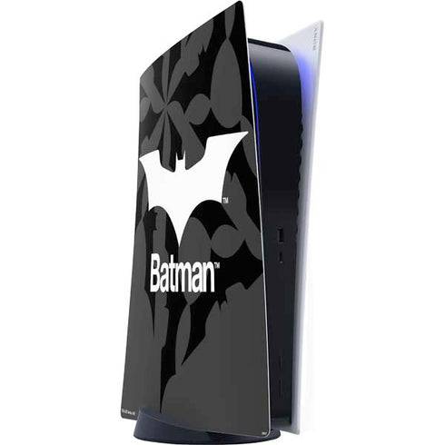 DC Comics Batman Dark Knight Logo PS5 Digital Edition Console Skin
